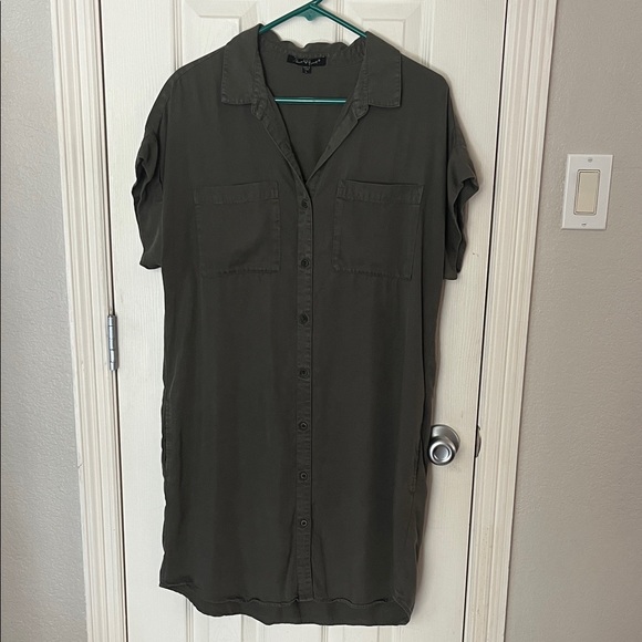 Button-Down Shirt Dress - Picture 1 of 7